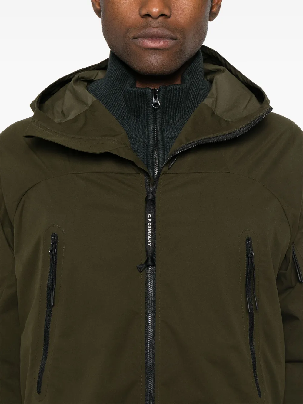 C.P. Company Jack met Lens-detail Groen