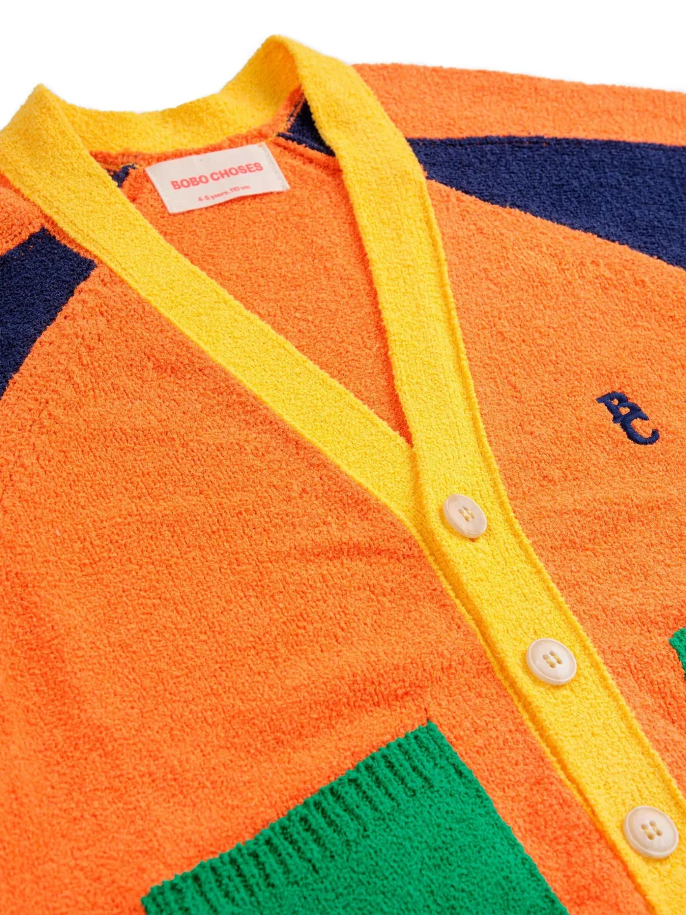 Bobo Choses Vest met geborduurd logo - Oranje