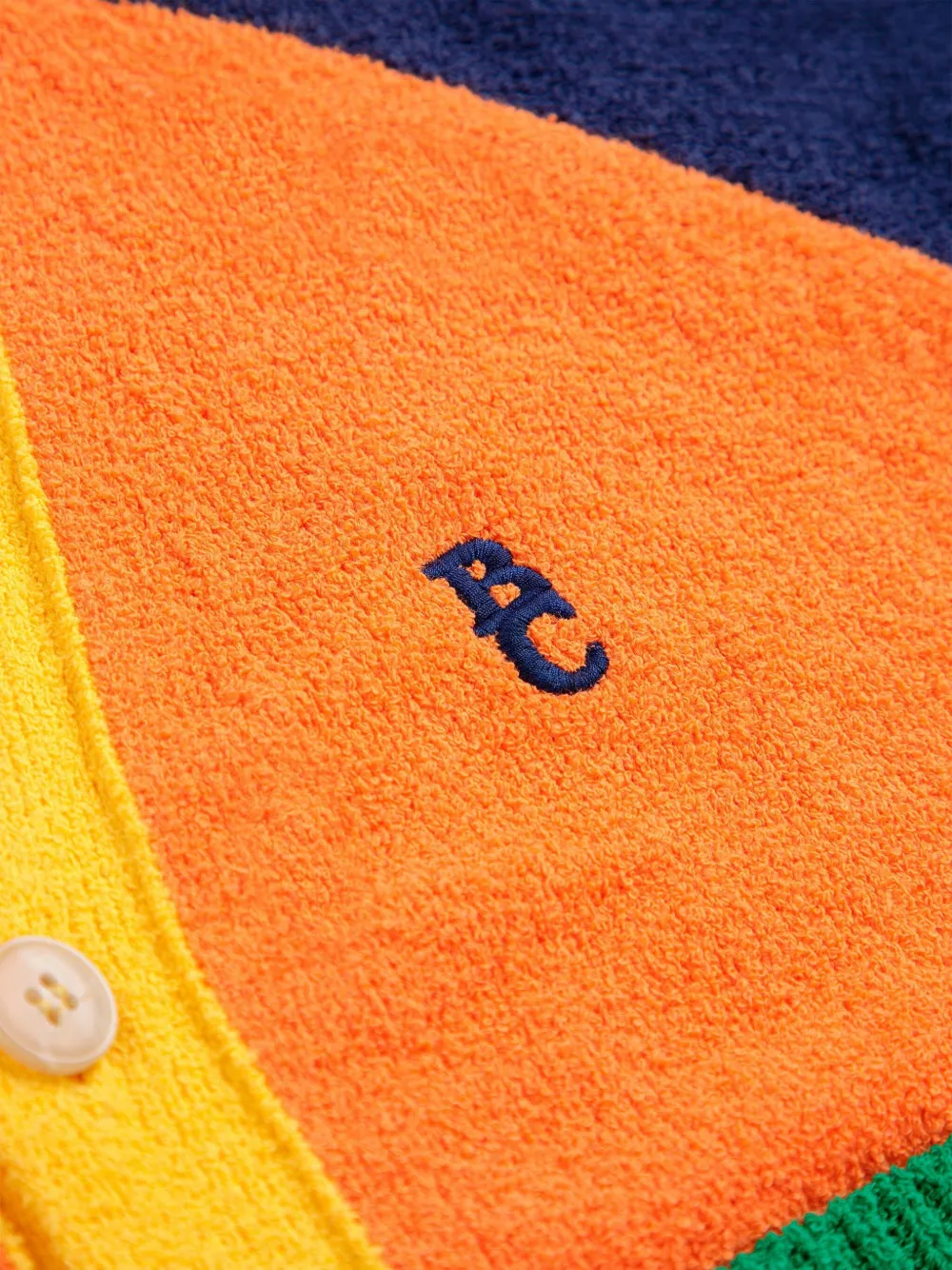 Bobo Choses Vest met geborduurd logo Oranje