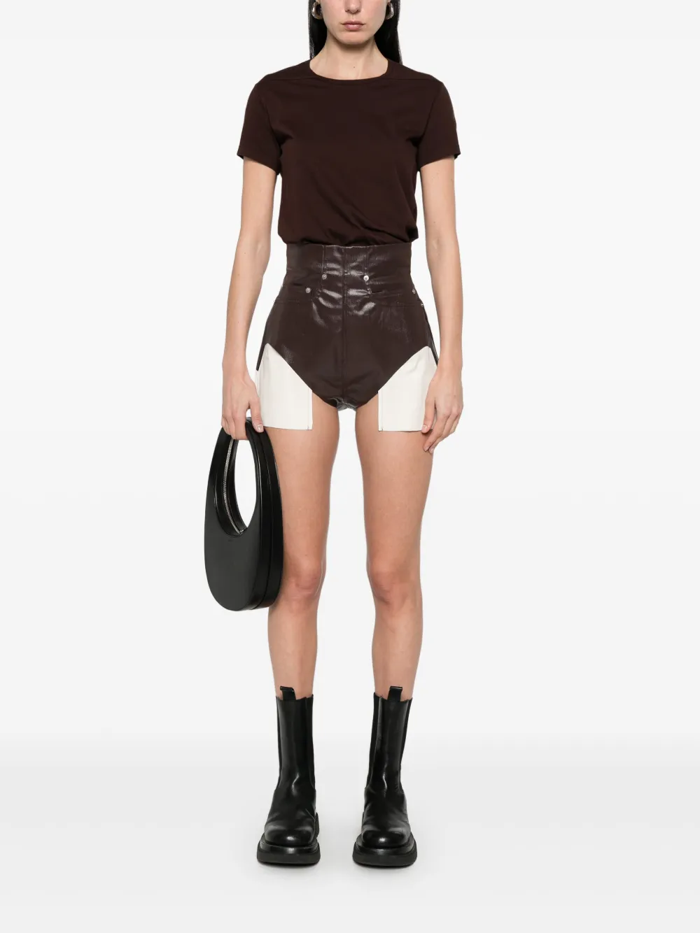 Rick Owens Shorts met print - Bruin