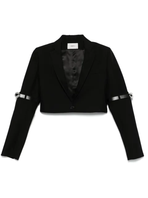 Coperni hybrid cropped blazer