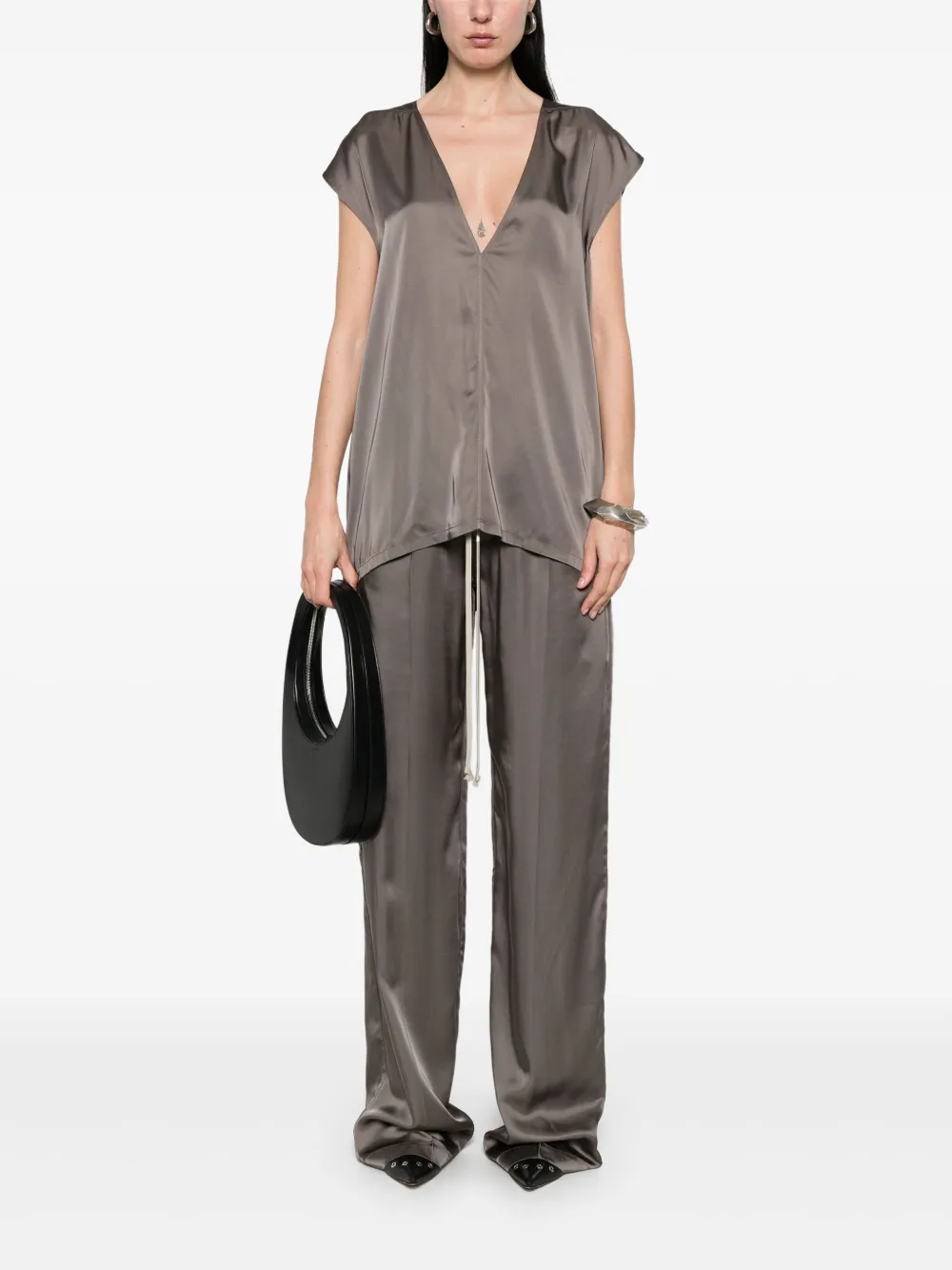 Rick Owens Dylan blouse - Grijs