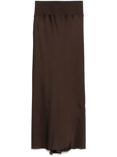 Rick Owens falda midi Calf Bias