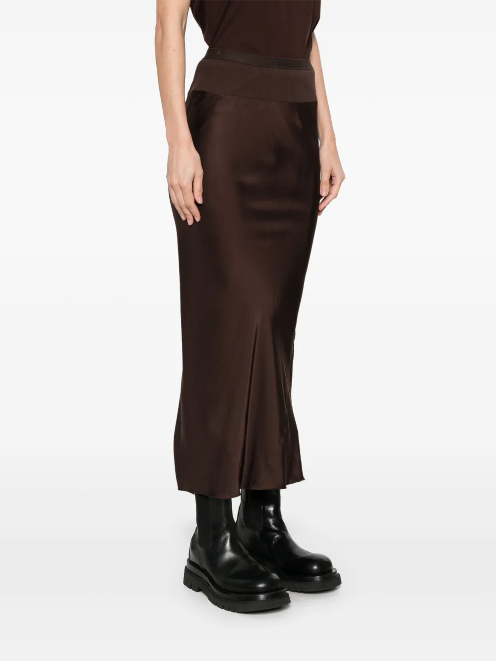 Rick Owens Midi-rok Bruin