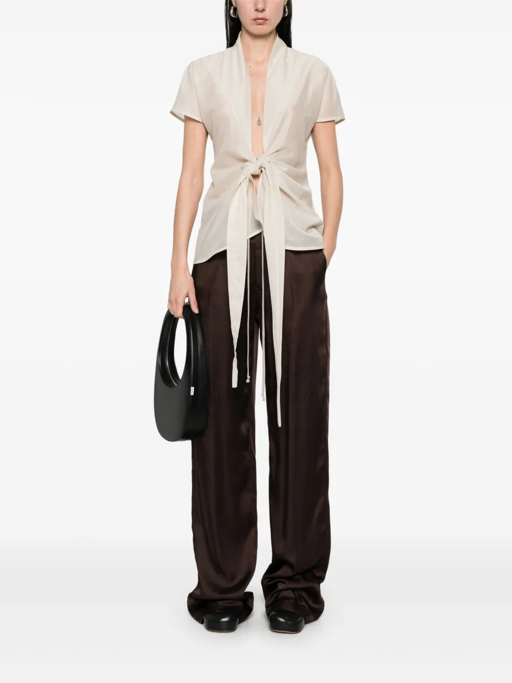 Rick Owens Dietrich trousers - Bruin