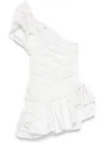 Alessandra Rich tafetta mini dress - White