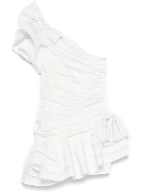 Robe courte en tafetta - Alessandra Rich - Modalova