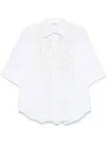 P.A.R.O.S.H. sequin-embellished shirt - White