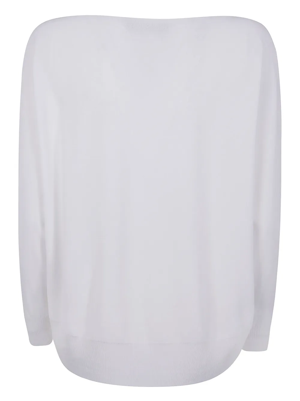 D.Exterior boat-neck sweater - Wit