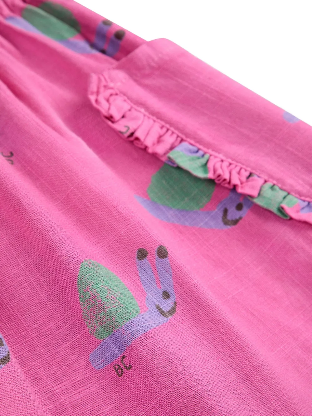 Bobo Choses snail pattern skirt - Roze