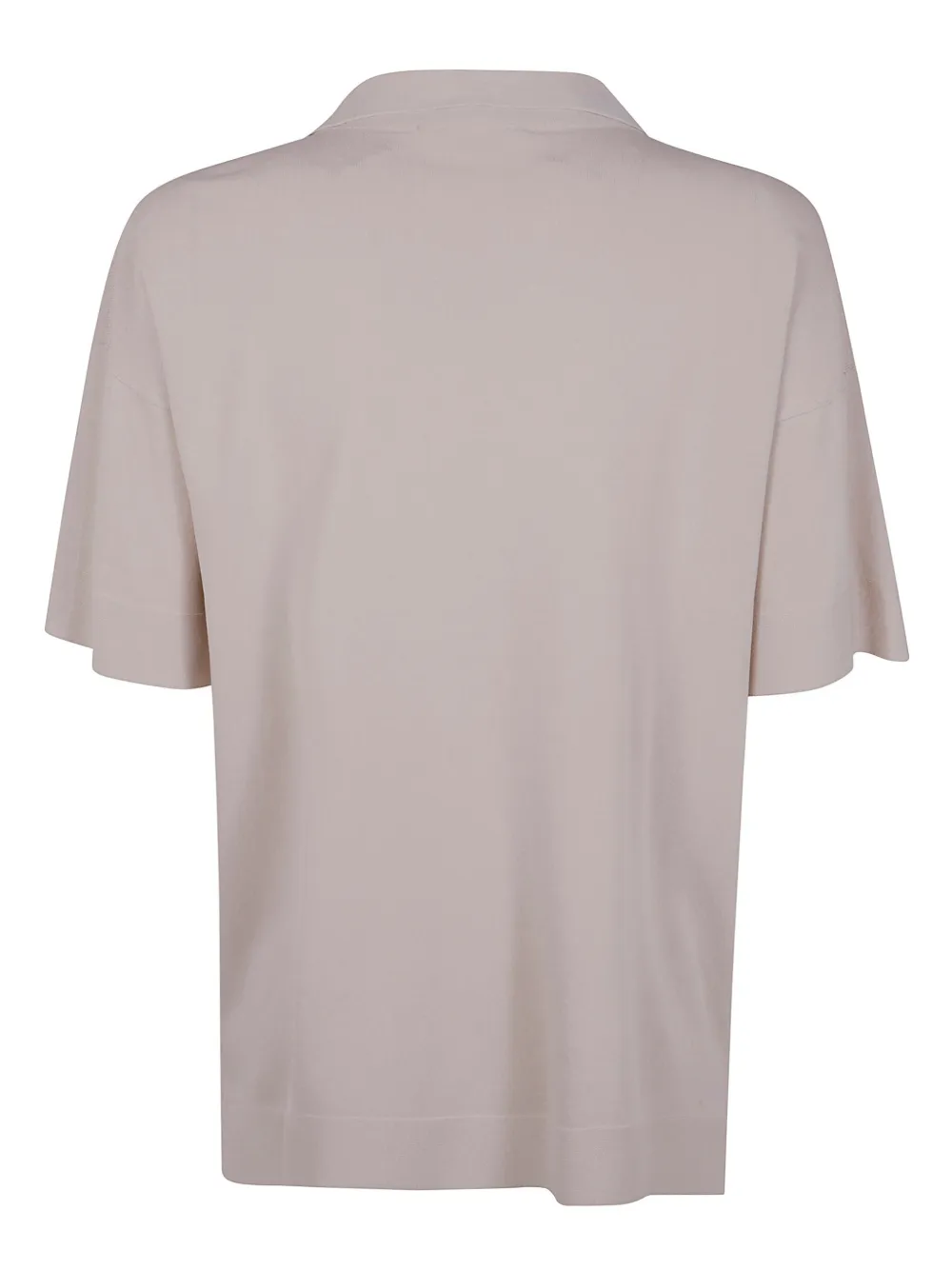 D.Exterior jersey polo top - Beige