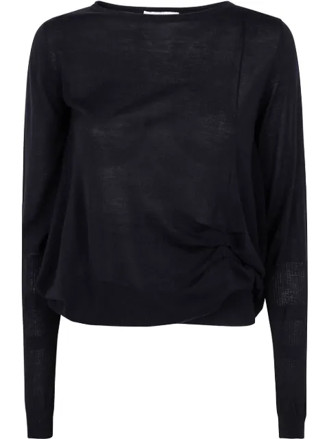 High drap-detailing t-shirt 