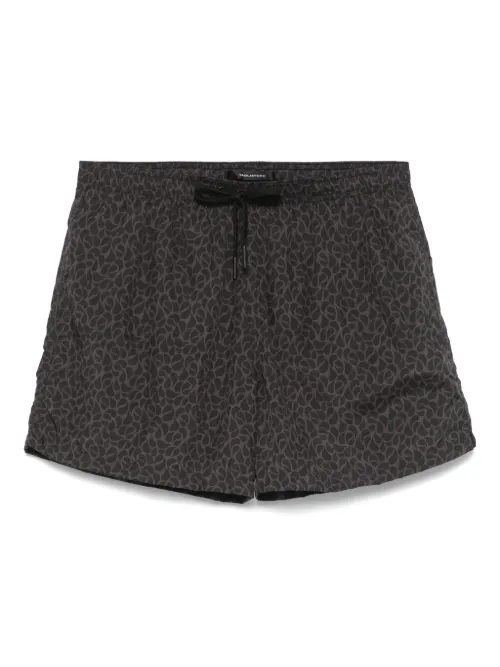 Short de bain à imprimé graphique - Tagliatore - Modalova
