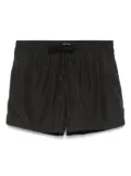 Tagliatore logo-patch swim shorts - Black