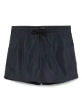 Tagliatore logo-patch swim shorts - Blue