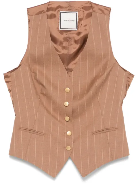 Tagliatore striped waistcoat