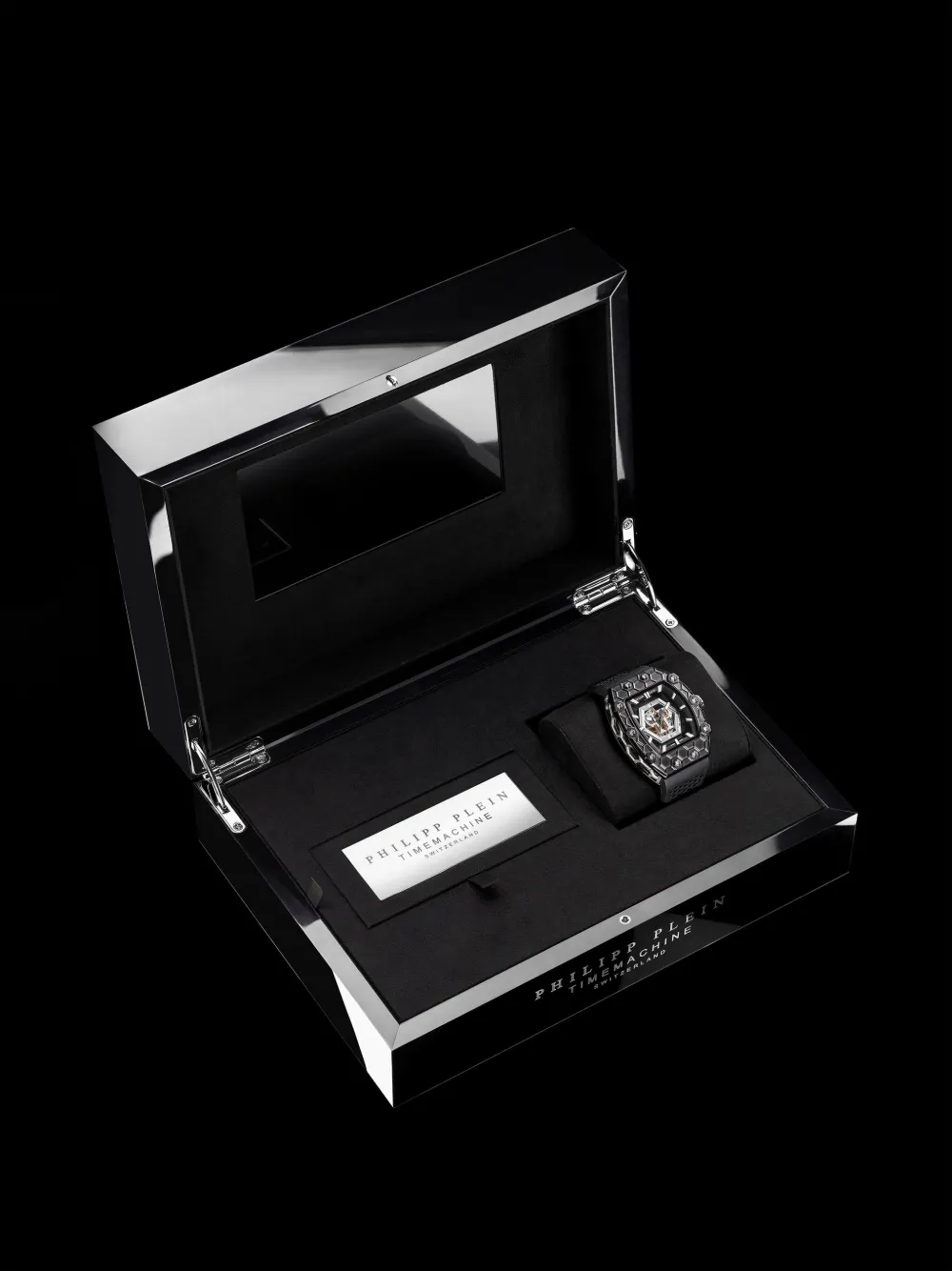 Philipp Plein Crypto King Hexagon Noir Samurai 腕時計 | ブラック
