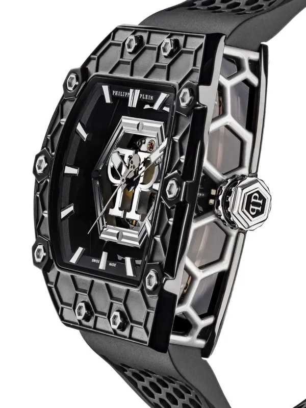 Philipp Plein Crypto King Hexagon Noir Samurai 腕時計 | ブラック