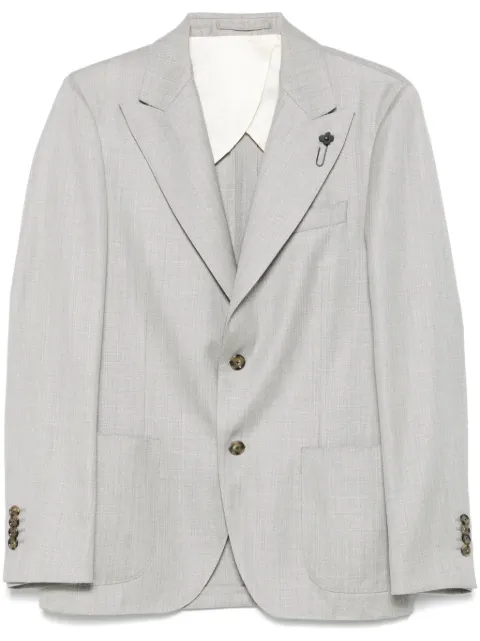 Lardini brooch-detail blazer
