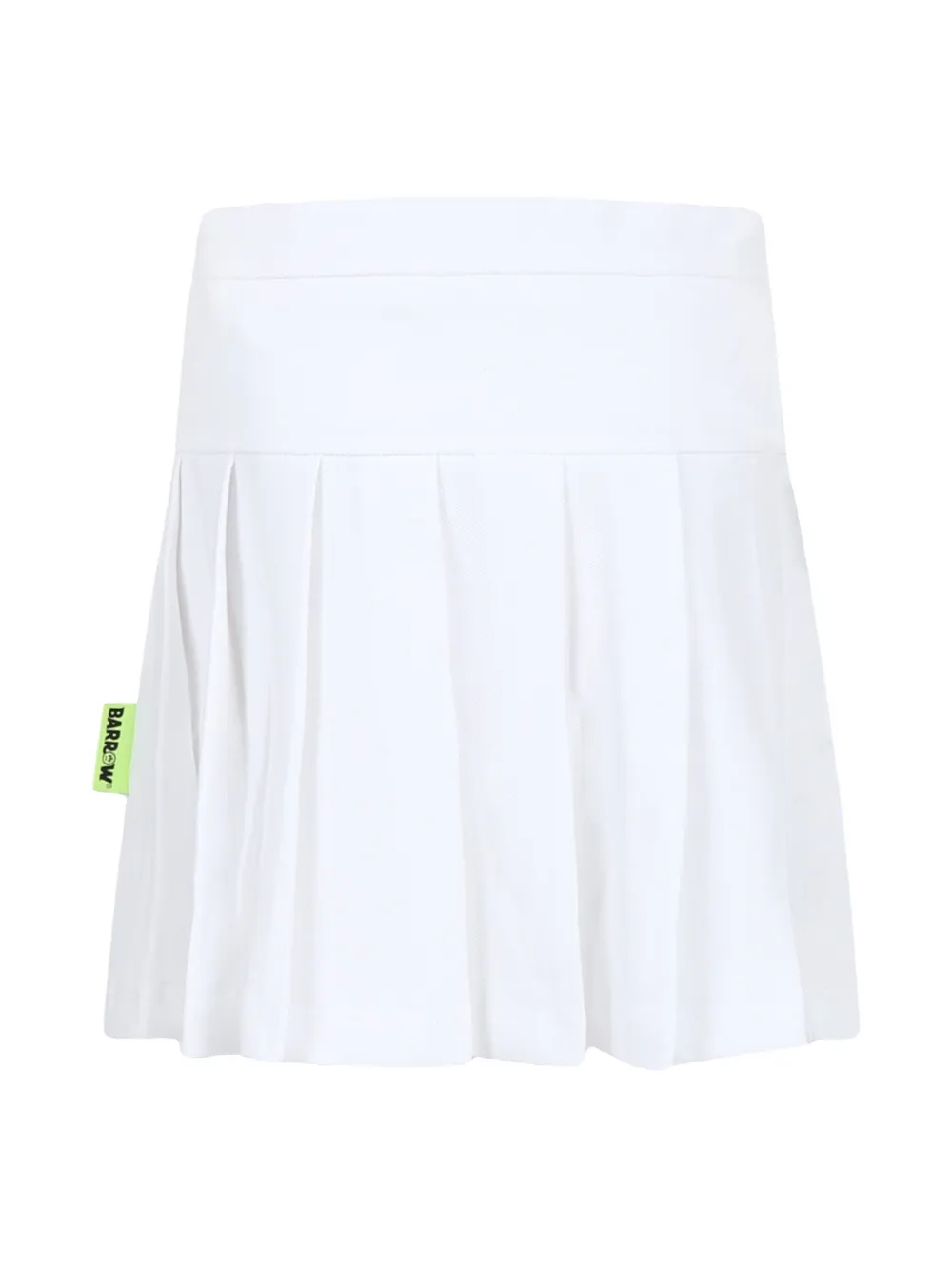 Barrow kids pleated mini skirt - Wit