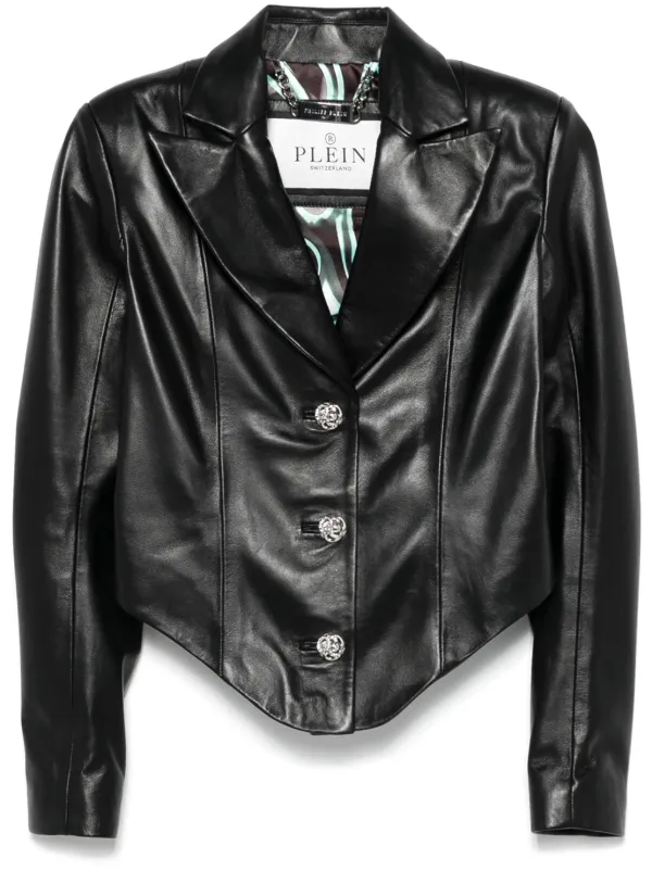 Philipp Plein レザージャケット