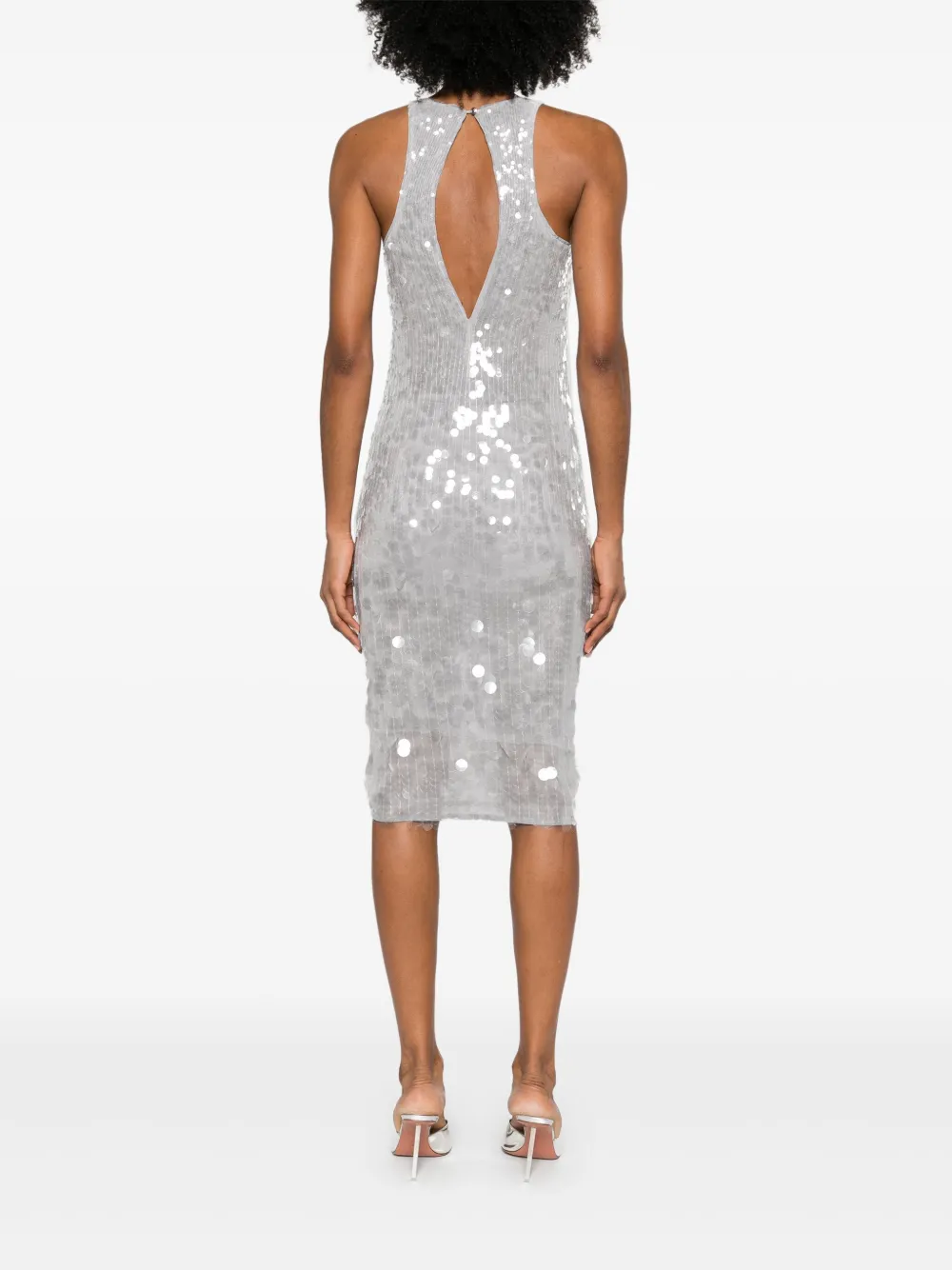 PATRIZIA PEPE SEQUINNED MIDI DRESS