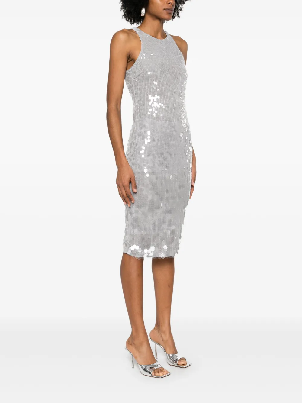 PATRIZIA PEPE SEQUINNED MIDI DRESS
