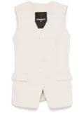 Patrizia Pepe tailored waistcoat - Neutrals