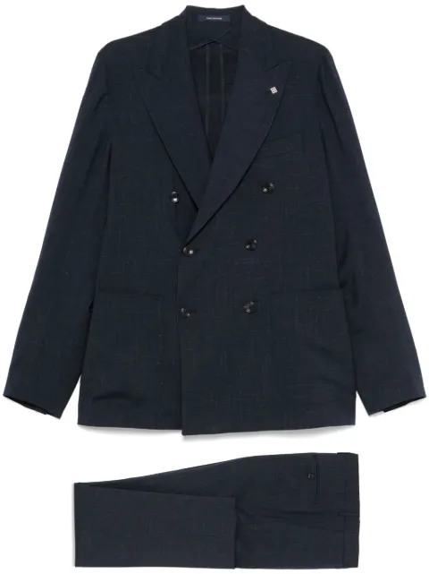 Tagliatore brooch-detail suit