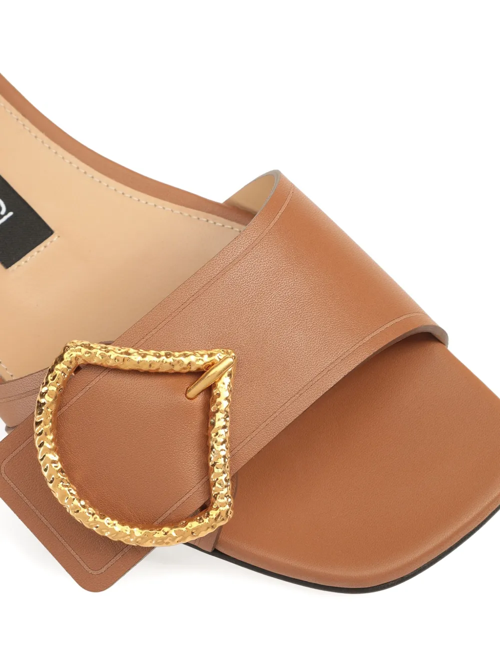 Sergio Rossi leather sandals Brown