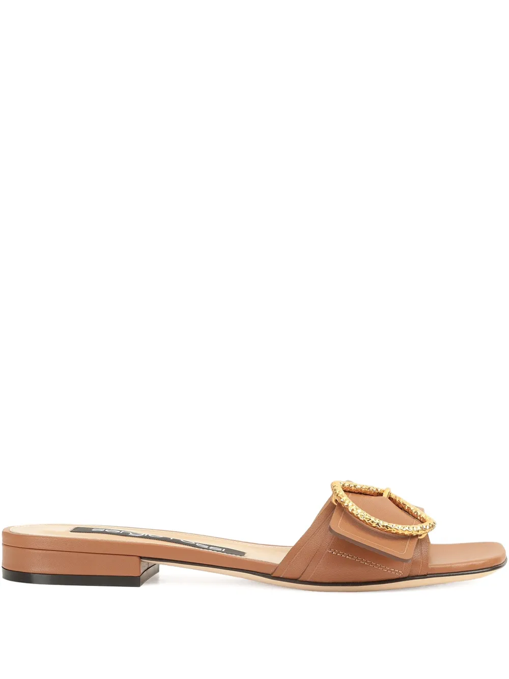 Sergio Rossi leather sandals Brown