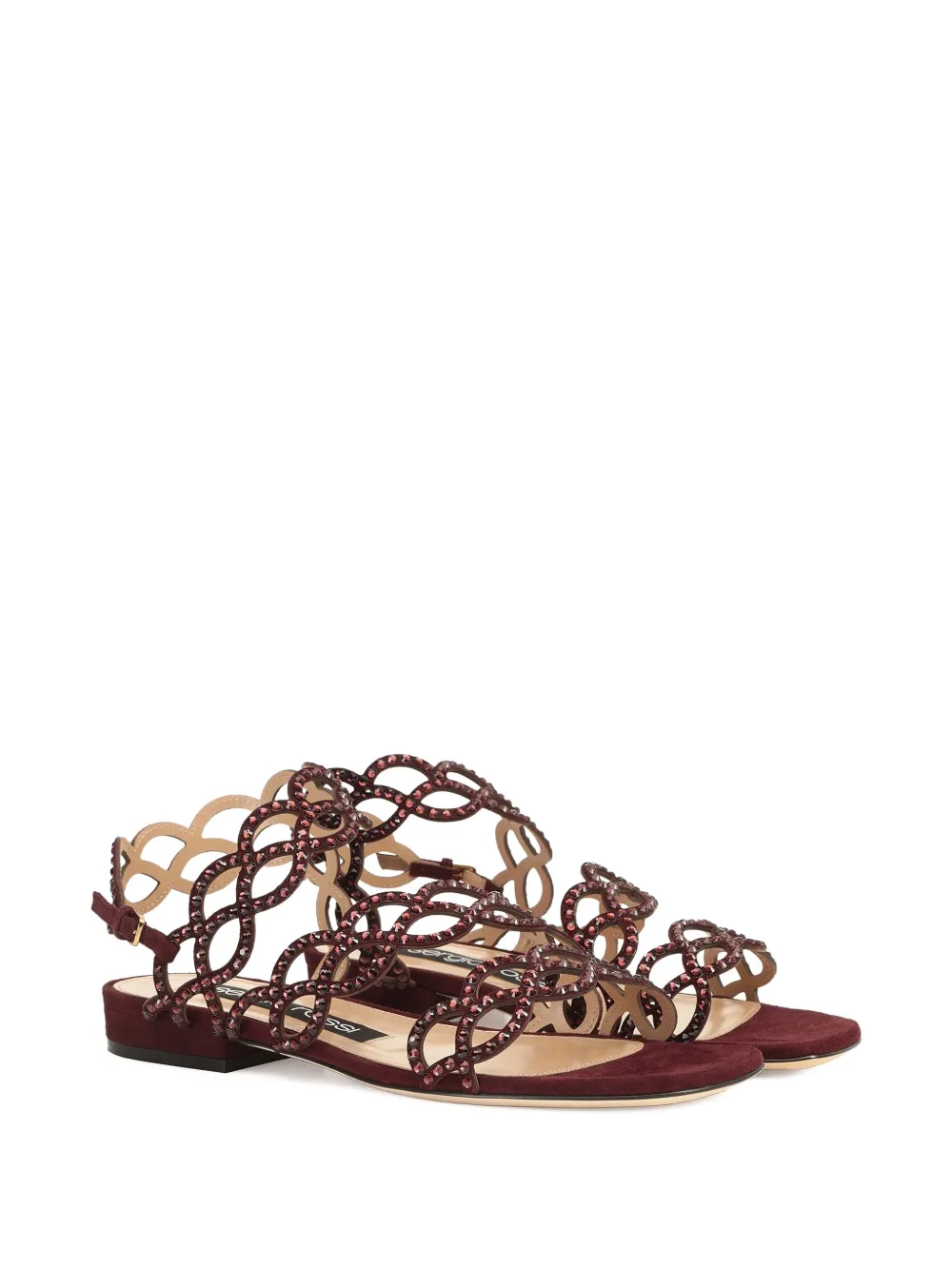 Sergio Rossi leather sandals Red