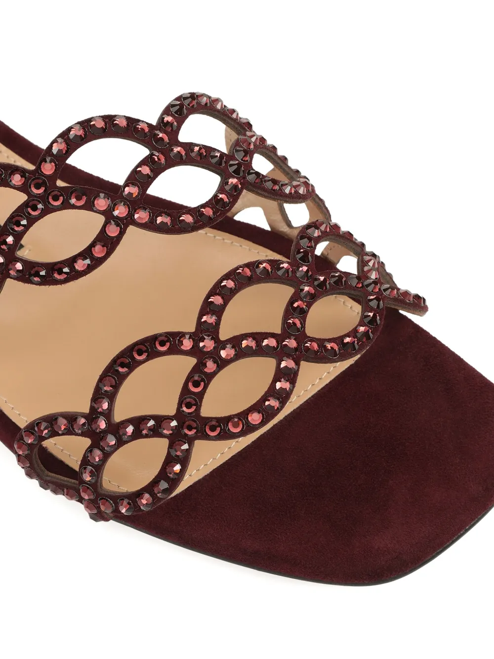 Sergio Rossi leather sandals Red