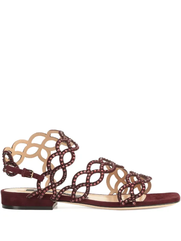 セルジオロッシ 新品 ビジューサンダル スポーツサンダル シルバー 35