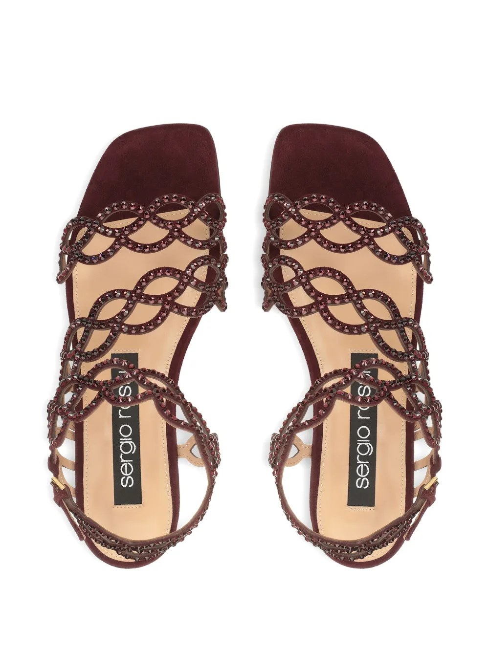 Sergio Rossi leather sandals Red