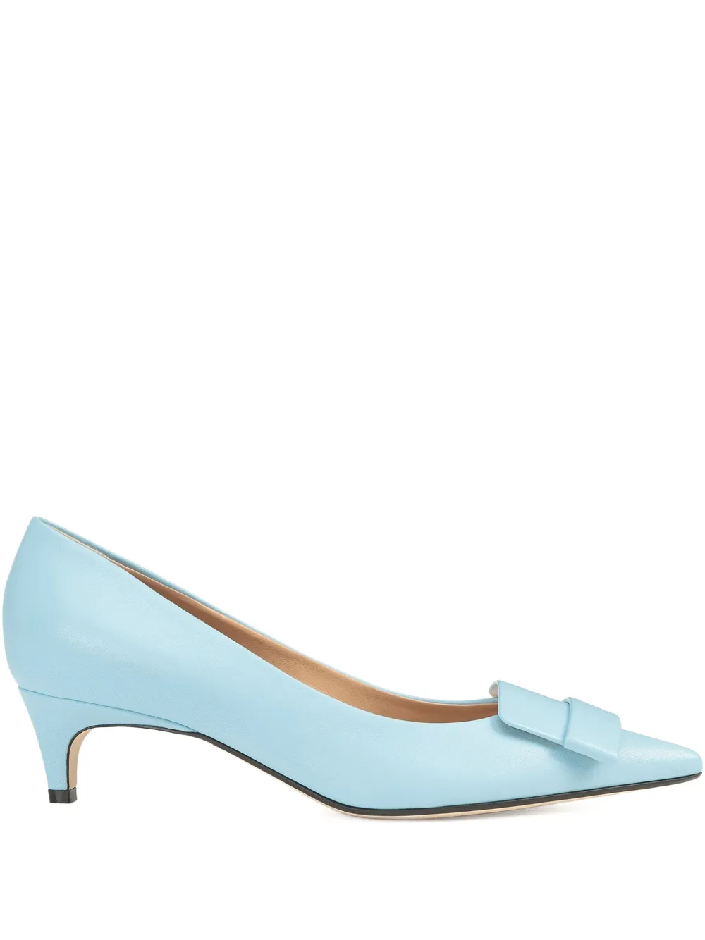Sergio Rossi 45mm leather pumps - ブルー Sergio Rossi 45mm leather pumps - ブルー