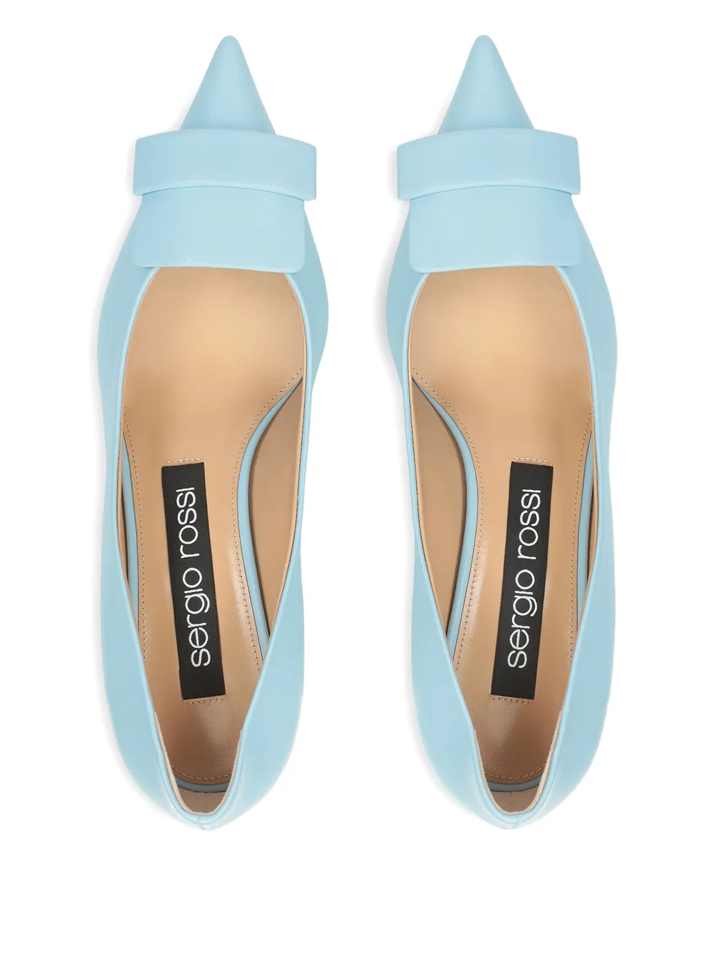 Sergio Rossi 45mm leather pumps Blue