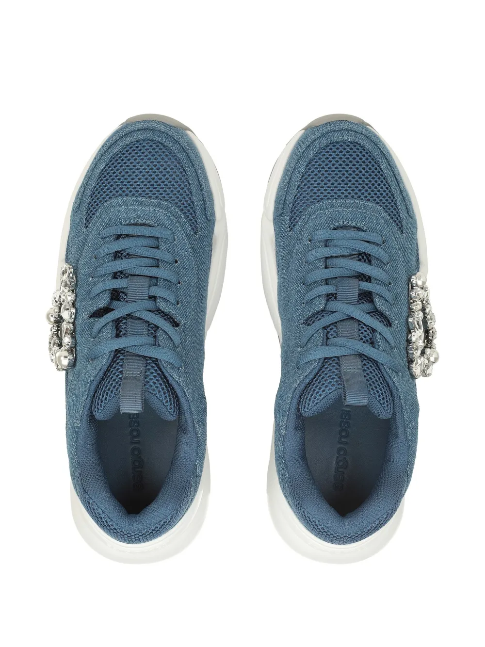 Sergio Rossi SR 0024 Precious sneakers Blauw