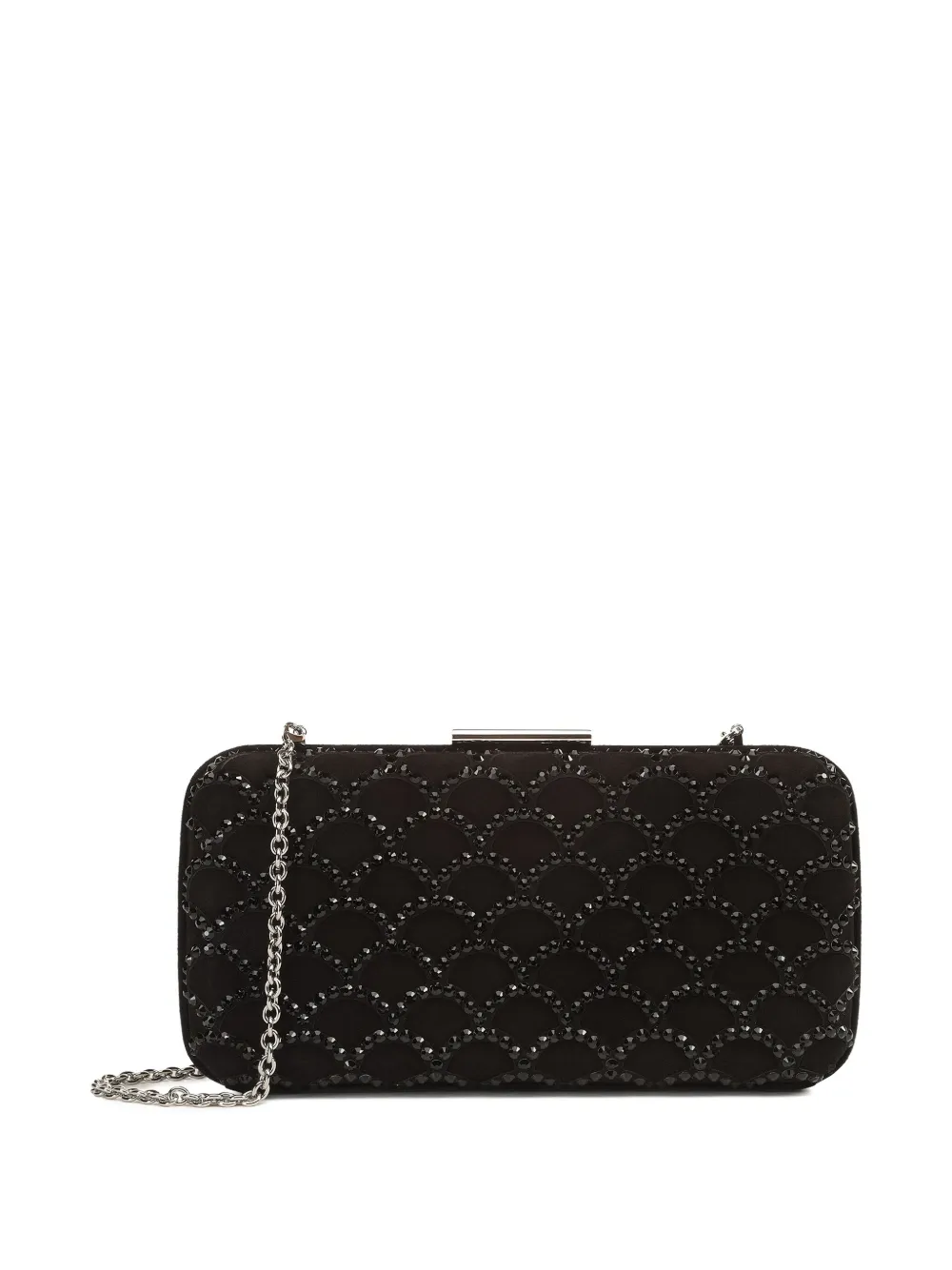 Sergio Rossi Sr Mermaid clutch Zwart