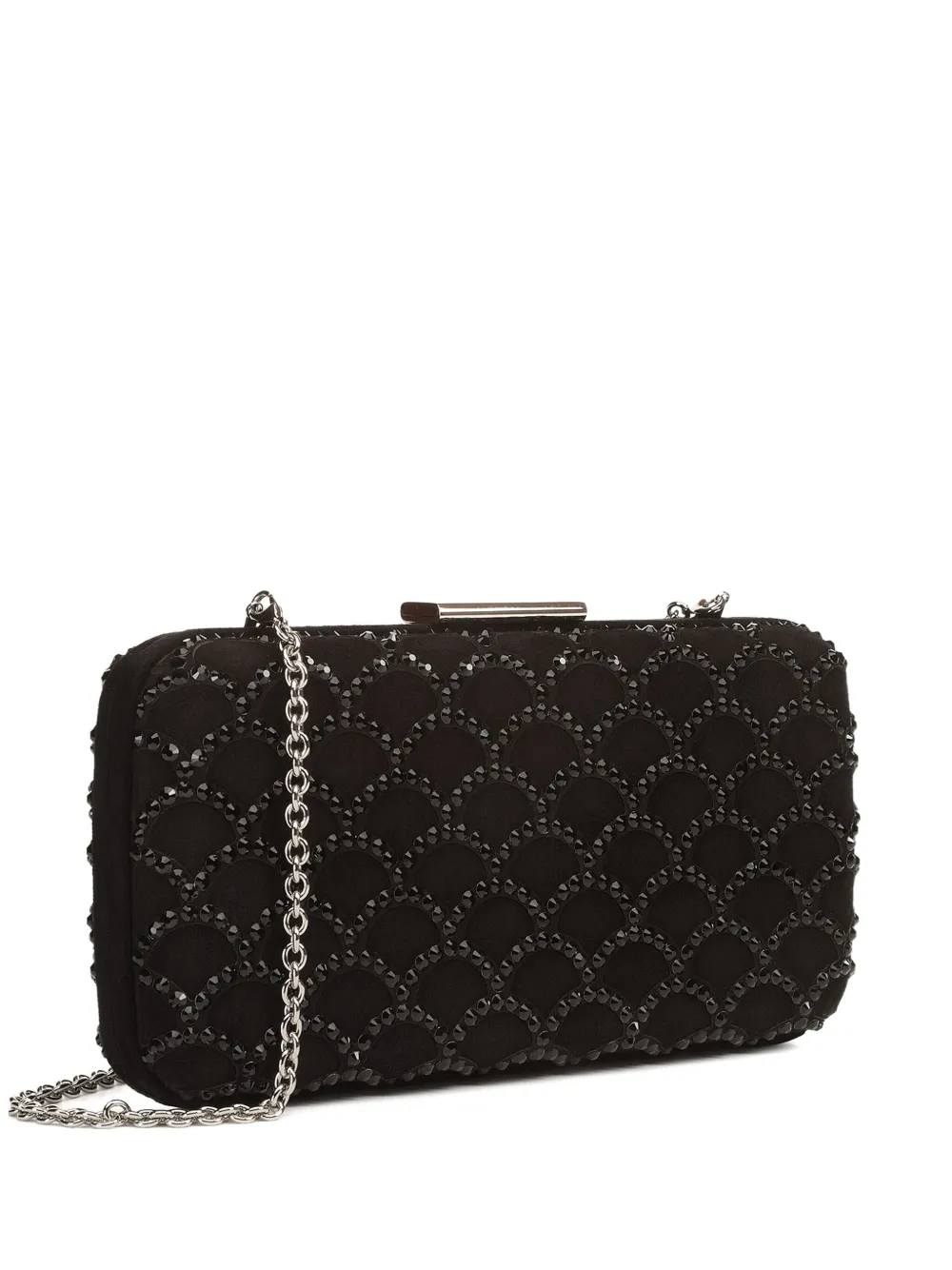 Sergio Rossi Sr Mermaid clutch bag Zwart