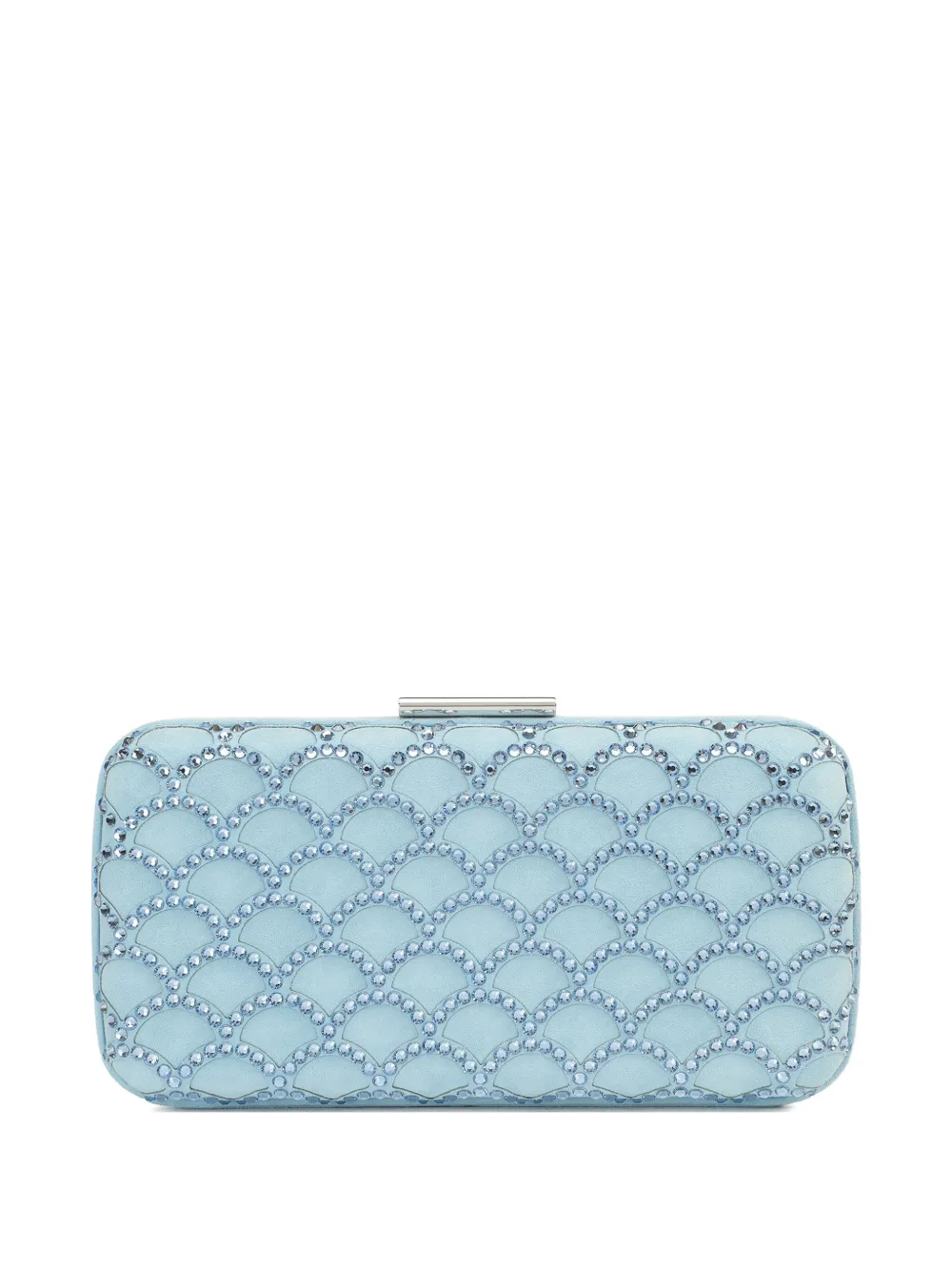 Sergio Rossi Mermaid crystal-embellished scale-pattern clutch bag | Image 2