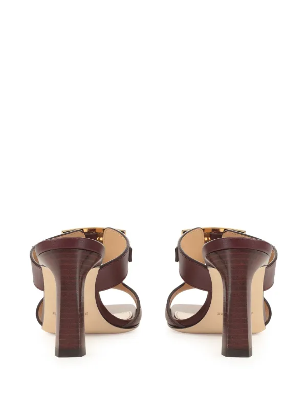 【関税&送料込】Sergio Rossi Sr Nora Thong Sandals In Smooth Sergio Rossi 80mm Sr Nora Sandals | Red | FARFETCH