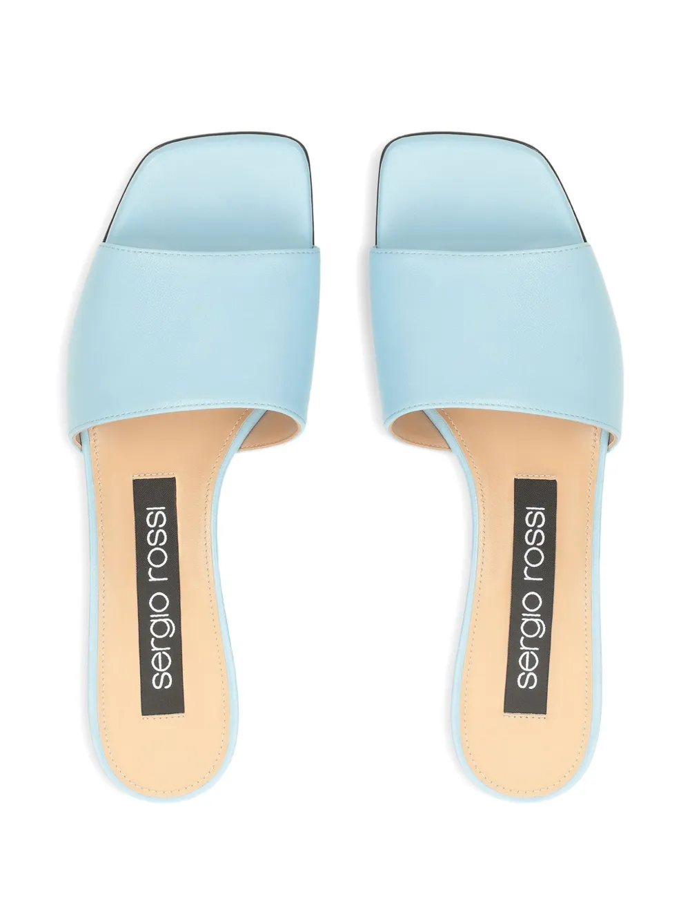 Sergio Rossi 45mm leather sandals Blue