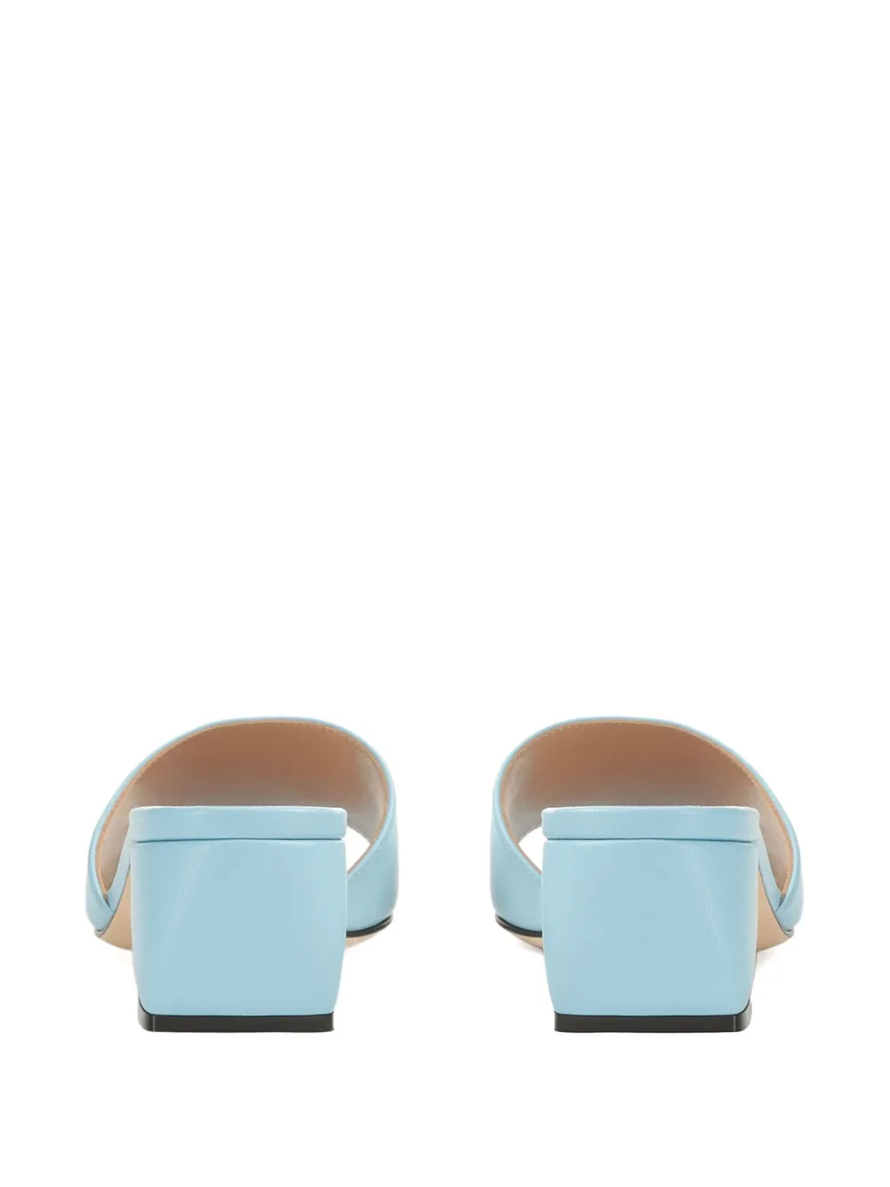 Sergio Rossi 45mm leather sandals Blue
