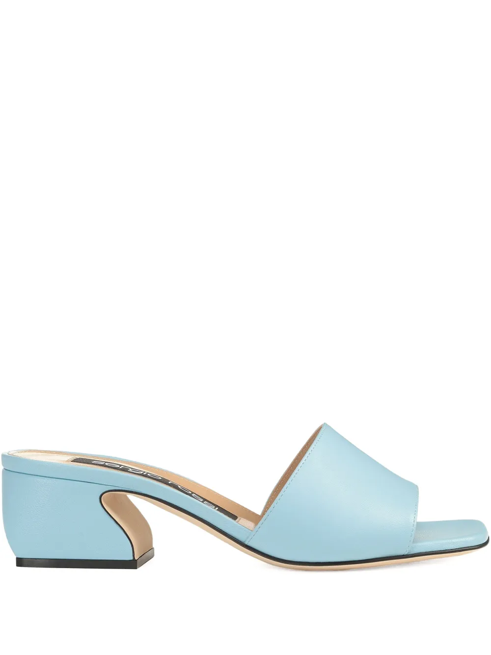 Sergio Rossi 45mm leather sandals - ブルー Sergio Rossi 45mm leather sandals - ブルー