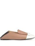 Sergio Rossi two-tone slippers - Brown