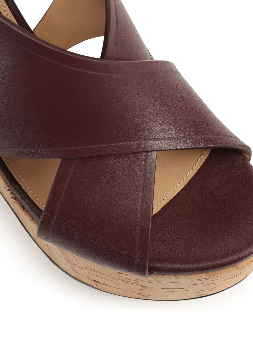 Sergio Rossi 75mm Sea Scale sandals Red