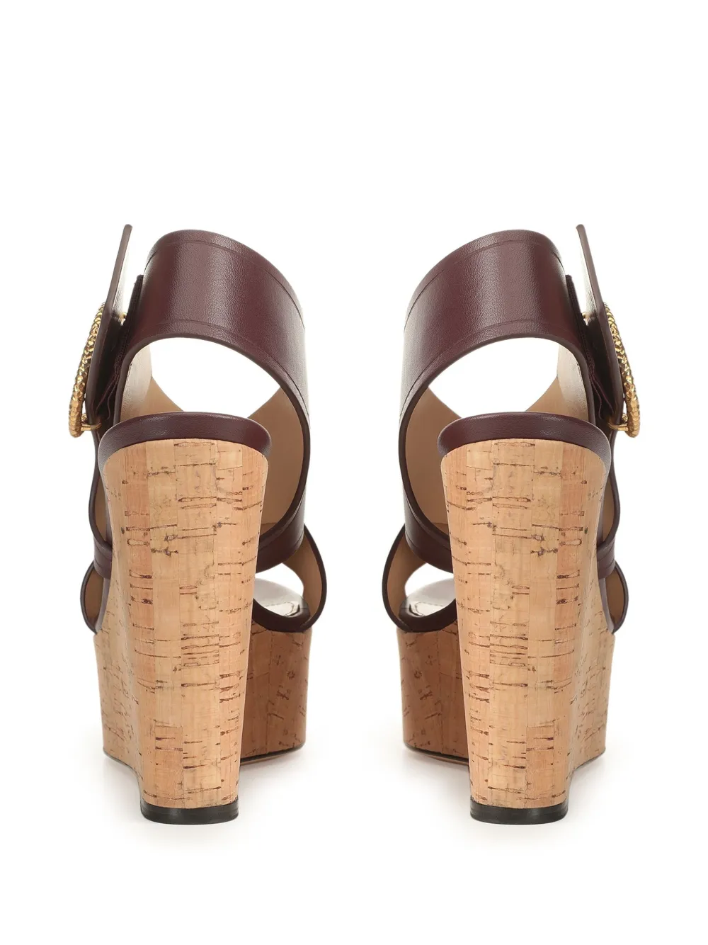 Sergio Rossi 75mm Sea Scale sandals Red
