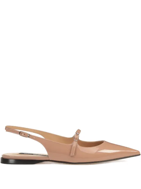 Sergio Rossi pointed-toe slingback pumps