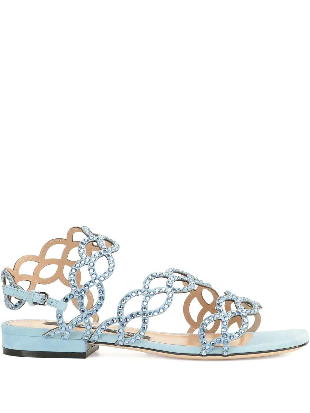 Sergio Rossi leather sandals Blue